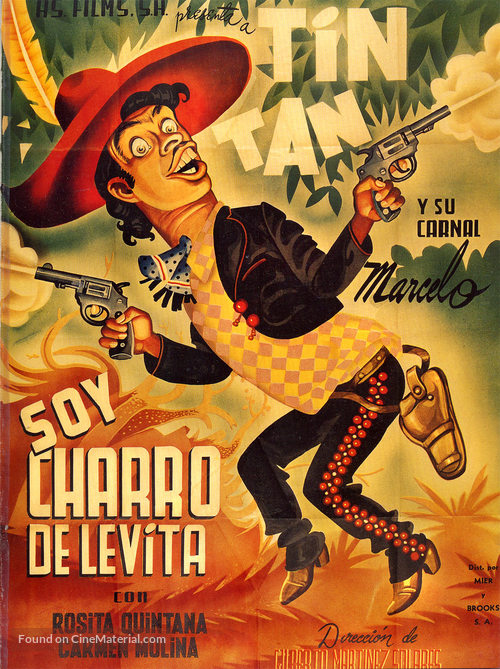 Soy charro de Levita - Mexican Movie Poster