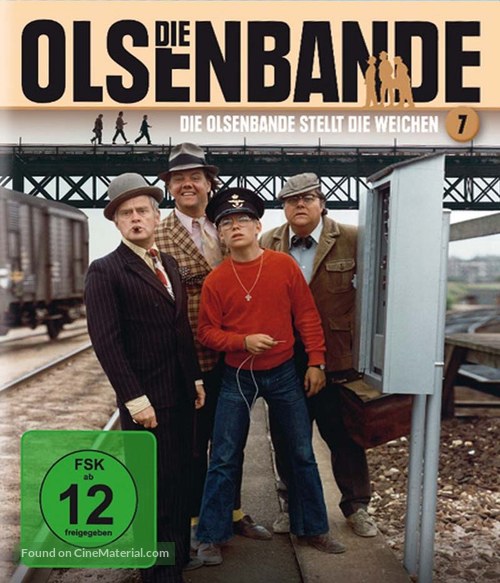 Olsen-banden p&aring; sporet - German Blu-Ray movie cover