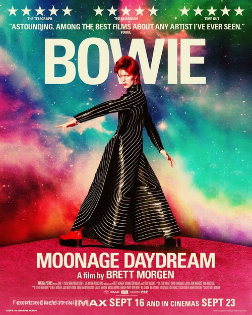 Moonage Daydream - British Movie Poster