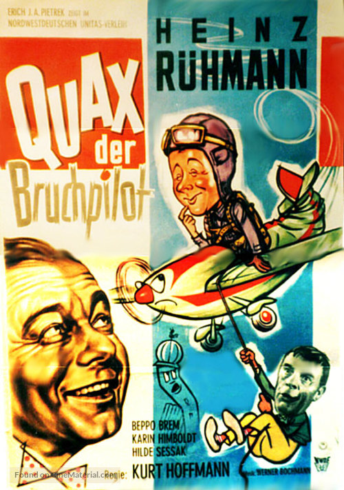 Quax, der Bruchpilot - German Movie Poster