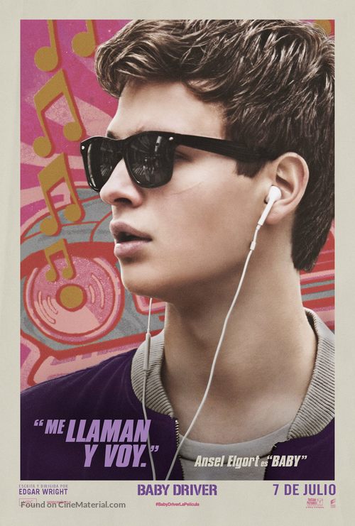 Baby Driver - Spanish Movie Poster