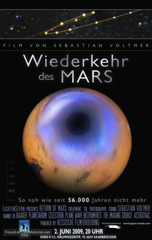 The Return of Mars - German Movie Poster