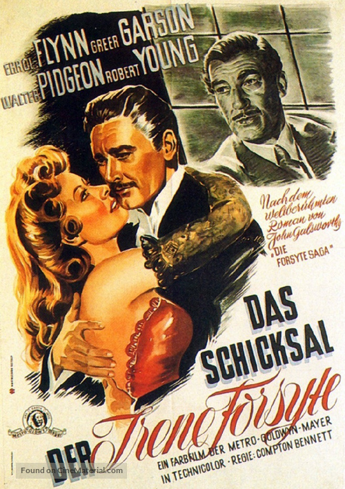 That Forsyte Woman - German Movie Poster