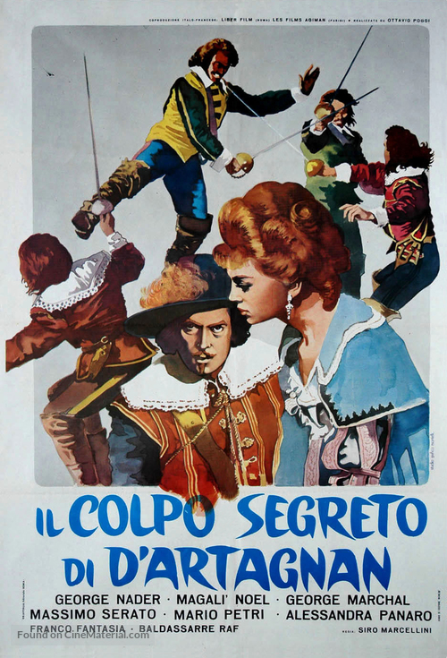 Il colpo segreto di d&#039;Artagnan - Italian Movie Poster