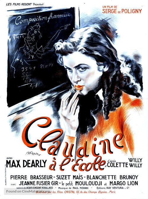 Claudine &agrave; l&#039;&eacute;cole - French Movie Poster