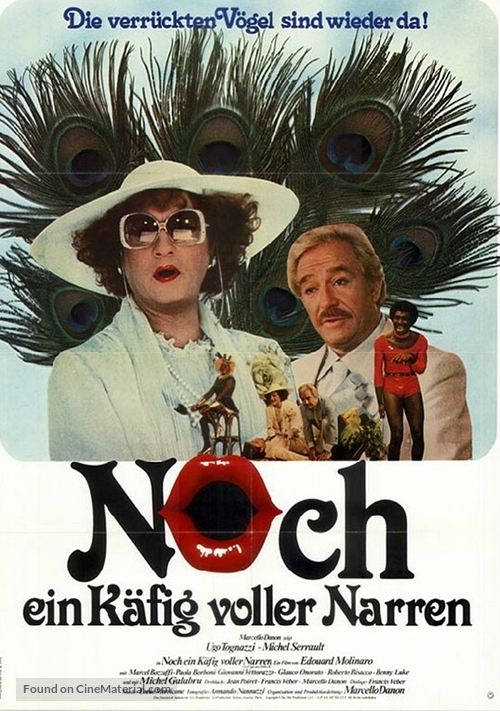 La cage aux folles II - German Movie Poster