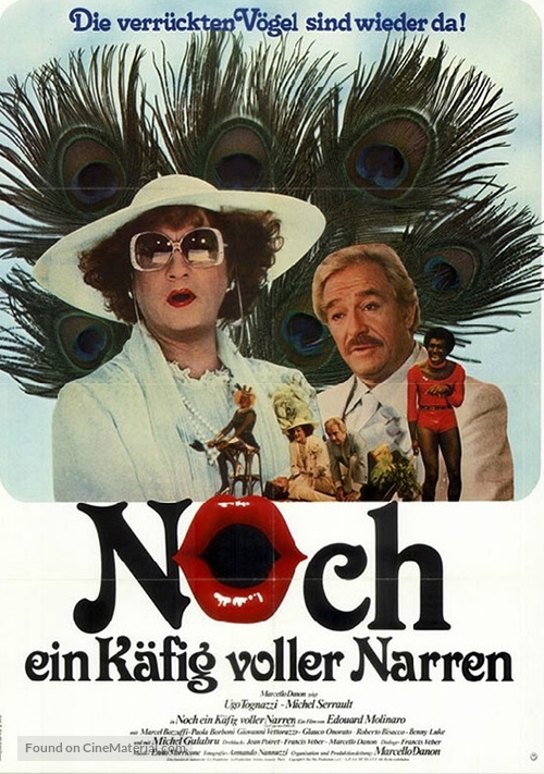 La cage aux folles II - German Movie Poster