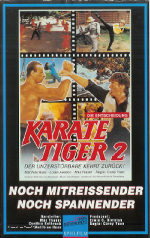 No Retreat No Surrender 2 - German VHS movie cover