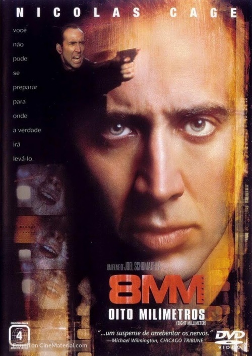 8mm - Brazilian DVD movie cover