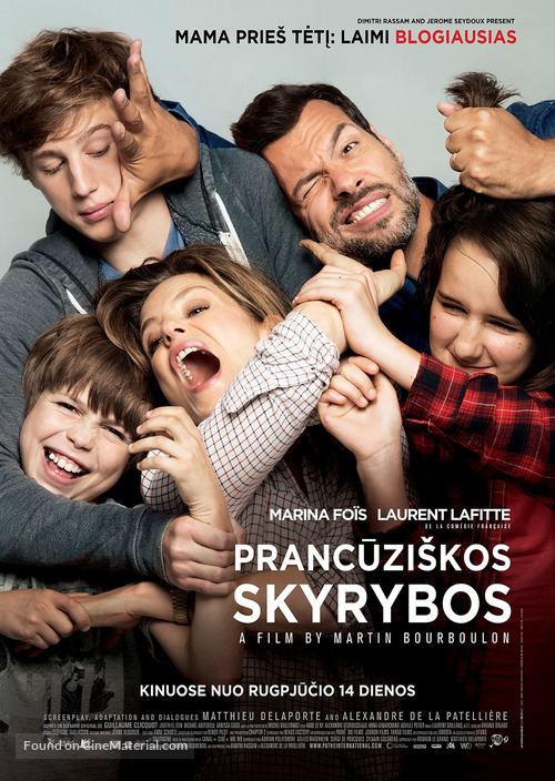 Papa ou maman - Lithuanian Movie Poster