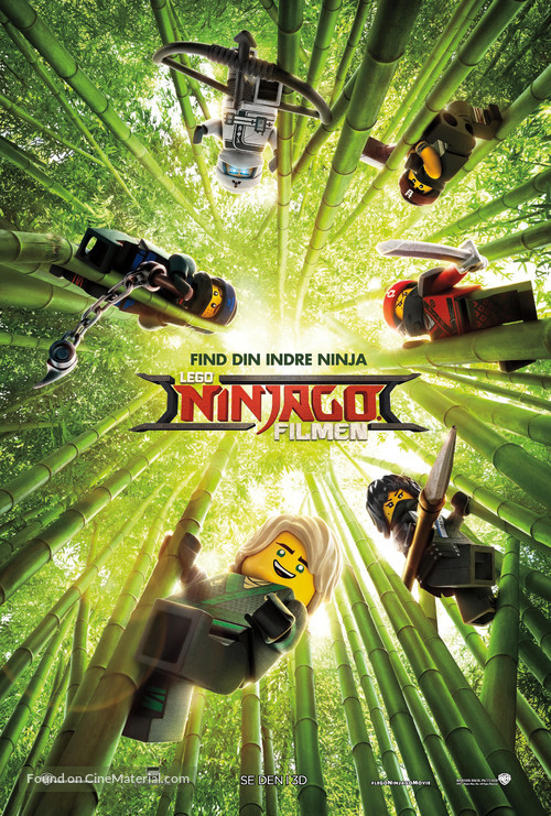 The Lego Ninjago Movie - Danish Movie Poster