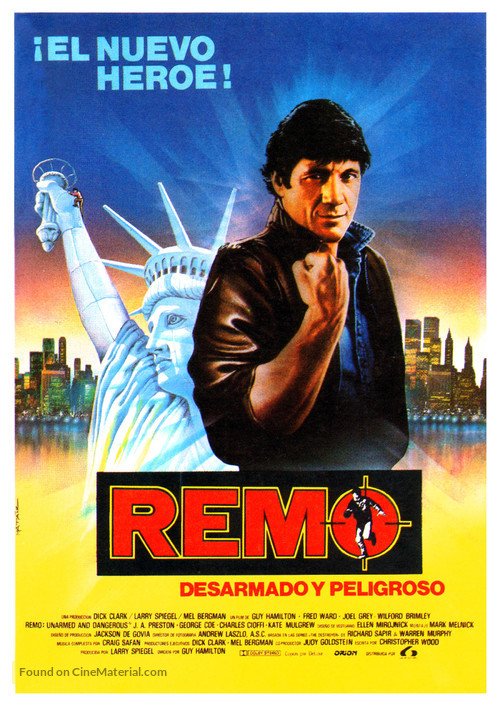 Remo Williams: The Adventure Begins - Spanish Movie Poster