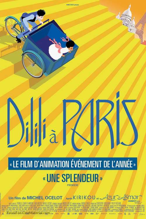 Dilili &agrave; Paris - French Movie Poster