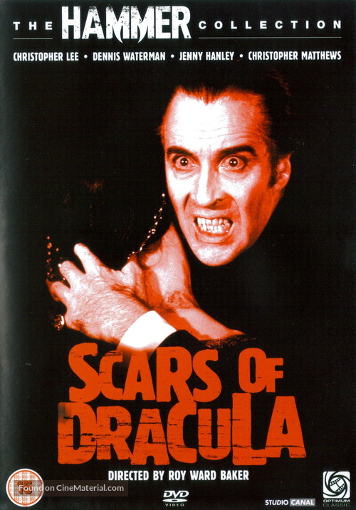 Scars of Dracula - British DVD movie cover