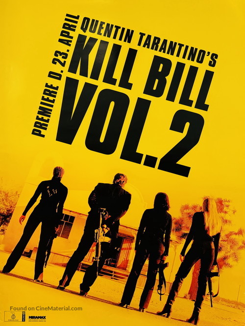 Kill Bill: Vol. 2 - Danish Movie Poster