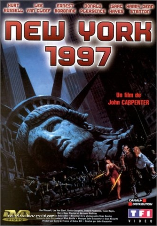Escape From New York - French DVD movie cover