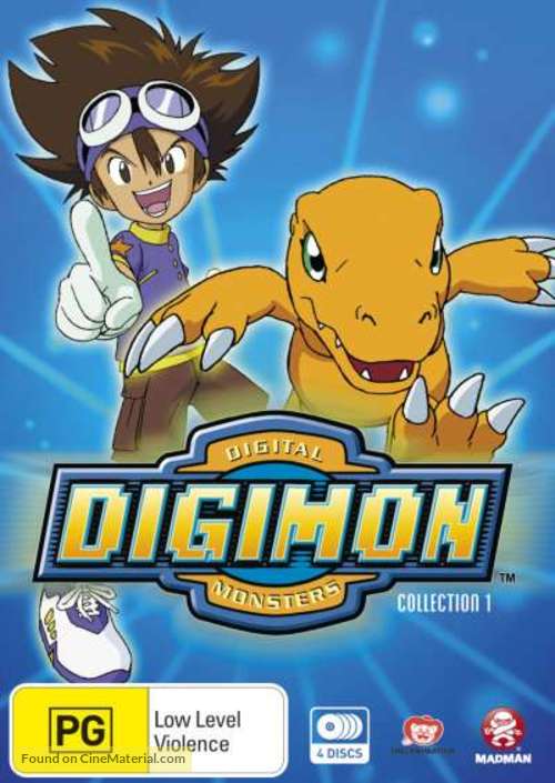 &quot;Digimon: Digital Monsters&quot; - Australian DVD movie cover