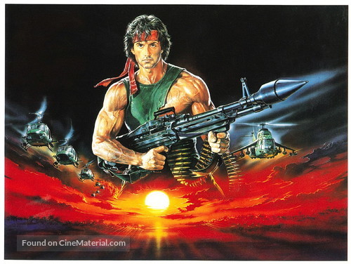 Rambo: First Blood Part II - Key art