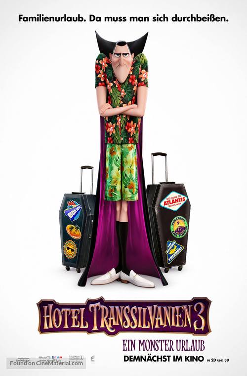 Hotel Transylvania 3: Summer Vacation - German Movie Poster