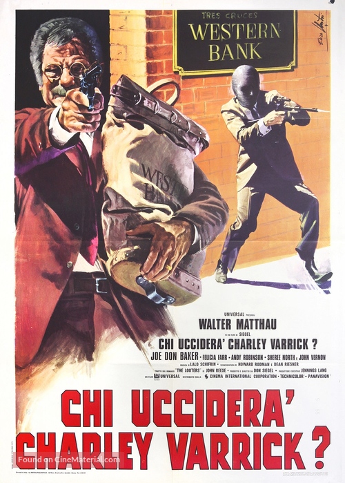 Charley Varrick - Italian Movie Poster