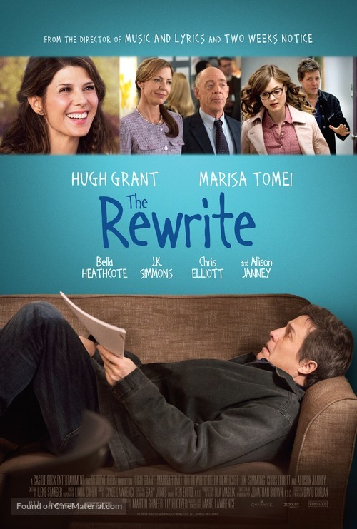 The Rewrite - Theatrical movie poster
