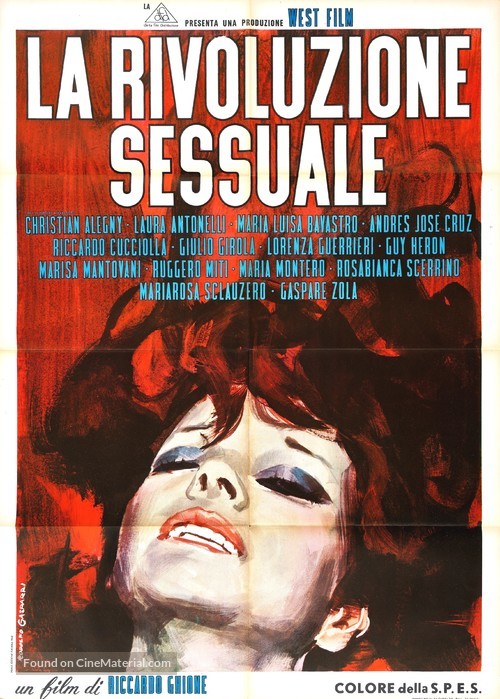 La rivoluzione sessuale - Italian Movie Poster