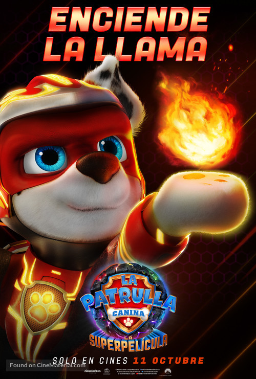 PAW Patrol: The Mighty Movie - Spanish Movie Poster