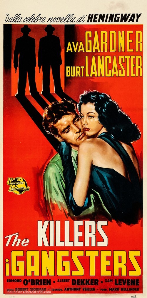 The Killers - Italian Movie Poster