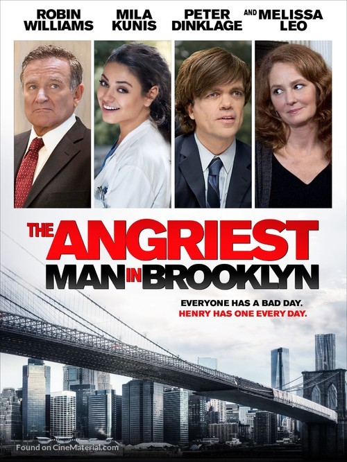 The Angriest Man in Brooklyn - DVD movie cover