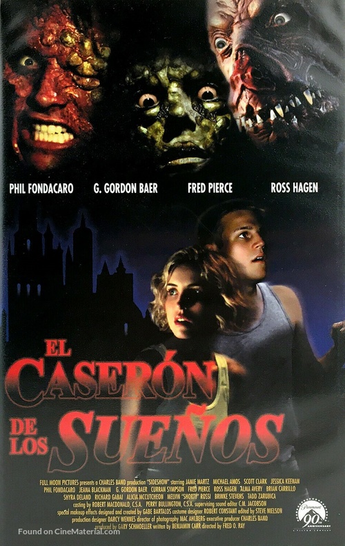 Sideshow - Spanish VHS movie cover