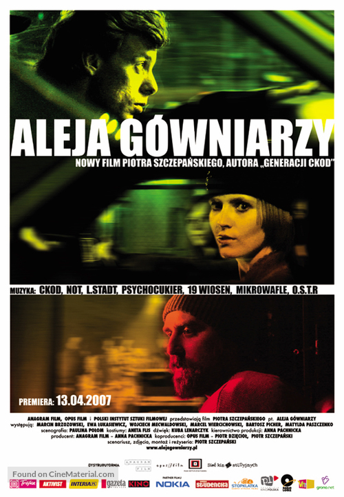 Aleja g&oacute;wniarzy - Polish poster