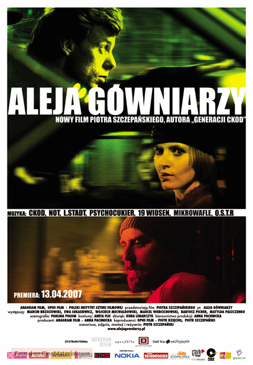 Aleja g&oacute;wniarzy - Polish poster