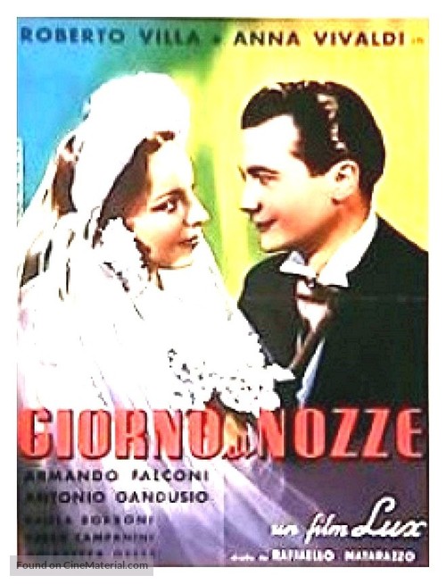 Giorno di nozze - Italian Movie Poster