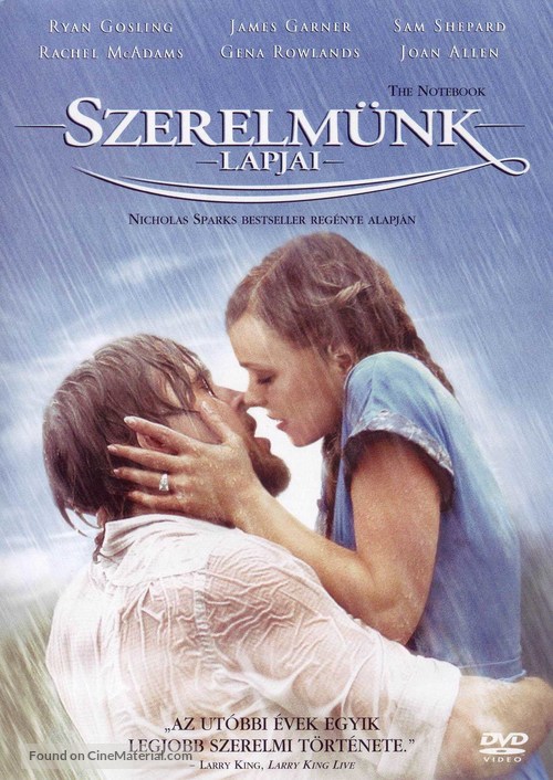 The Notebook - Hungarian DVD movie cover