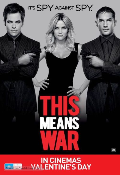 This Means War - Australian Movie Poster