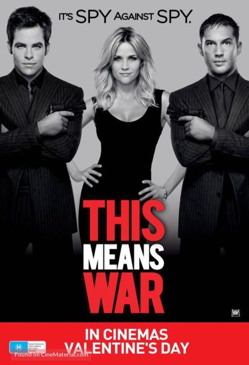 This Means War - Australian Movie Poster