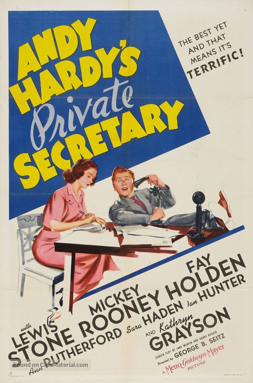 Andy Hardy&#039;s Private Secretary - Movie Poster