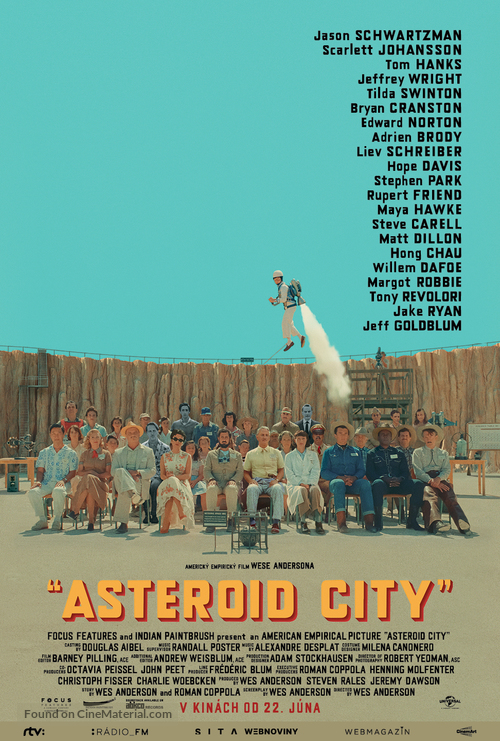 Asteroid City - Slovak Movie Poster