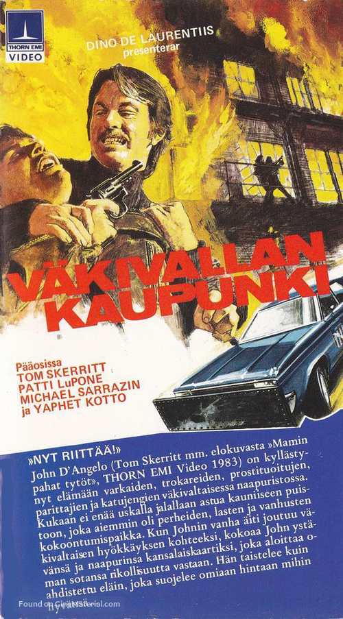 Fighting Back - Finnish VHS movie cover