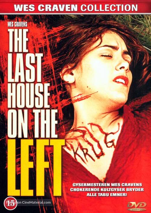 The Last House on the Left - Danish DVD movie cover