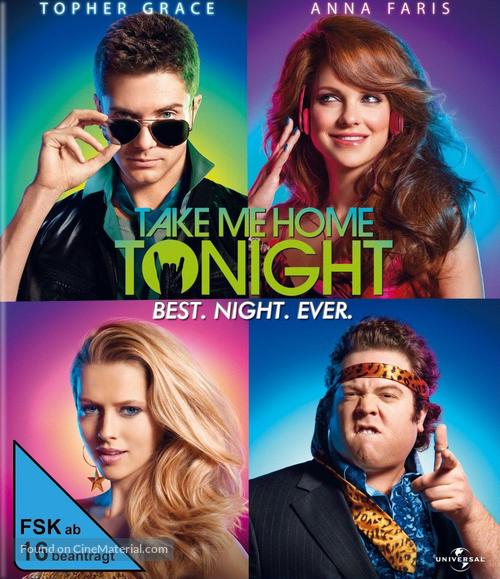 Take Me Home Tonight - German Blu-Ray movie cover