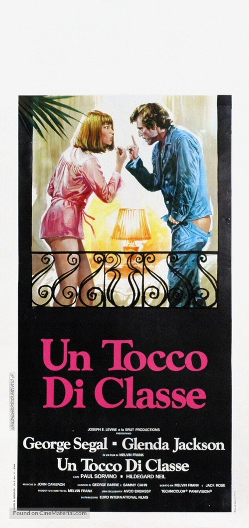 A Touch of Class - Italian Movie Poster