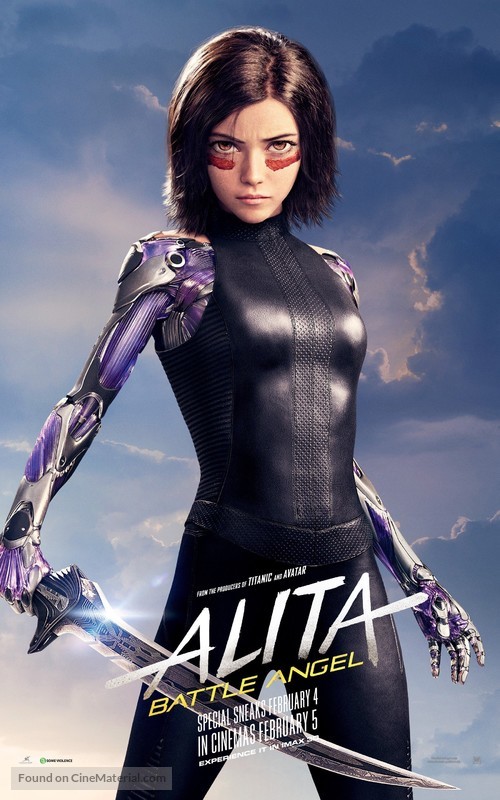 Alita: Battle Angel - Singaporean Movie Poster