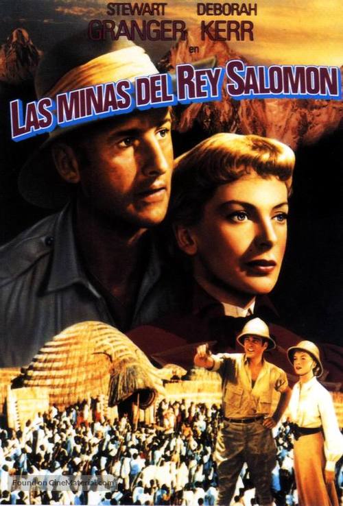 King Solomon&#039;s Mines - Spanish Movie Cover