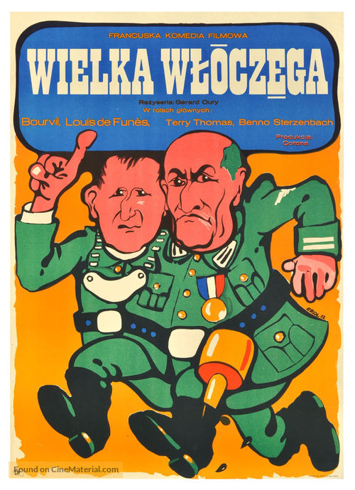 La grande vadrouille - Polish Movie Poster