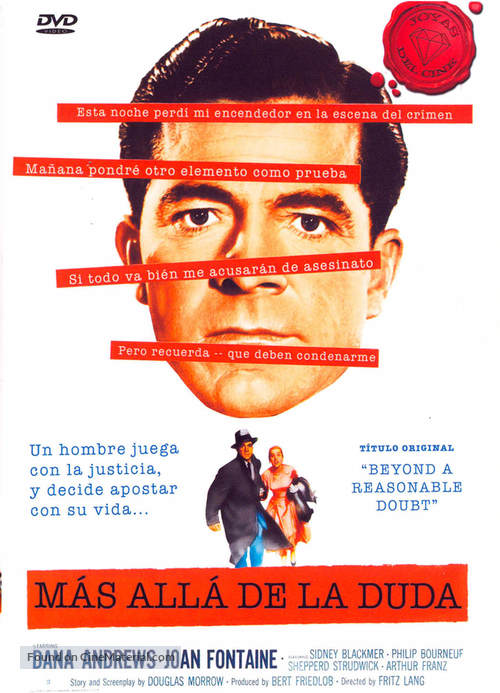 Beyond a Reasonable Doubt - Spanish DVD movie cover