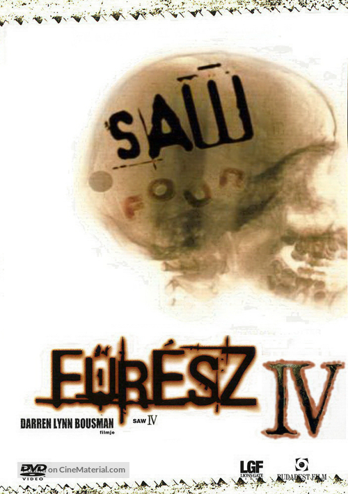 Saw IV - Hungarian DVD movie cover