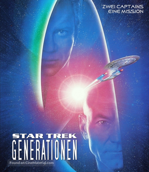 Star Trek: Generations - German Blu-Ray movie cover