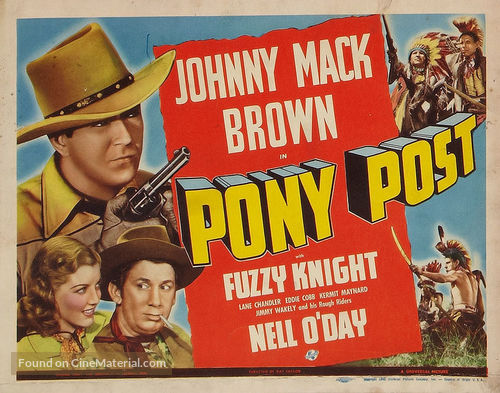 Pony Post - Movie Poster