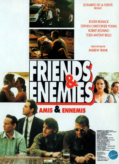 Friends and Enemies - French Movie Poster